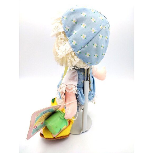 Precious Moments June Doll 1988 Applause Vintage Metal Stand Pail Summer Tags - Picture 8 of 12